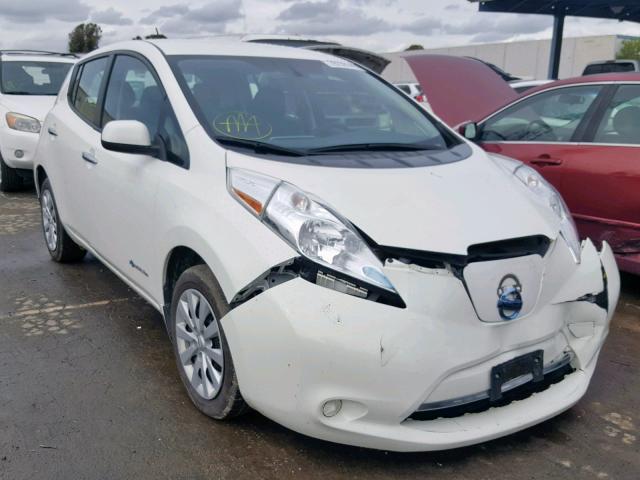 1N4BZ0CP4GC313316 - 2016 NISSAN LEAF SV WHITE photo 1