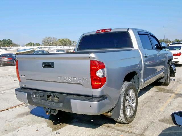 5TFHW5F14HX625261 - 2017 TOYOTA TUNDRA CRE SILVER photo 4