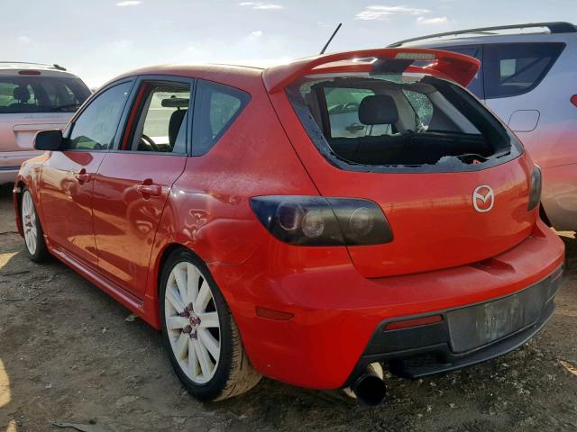 JM1BK34L571742259 - 2007 MAZDA SPEED 3 RED photo 3