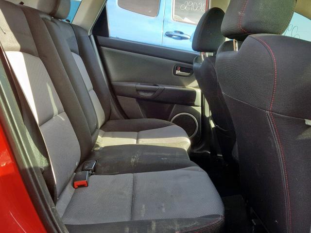 JM1BK34L571742259 - 2007 MAZDA SPEED 3 RED photo 6