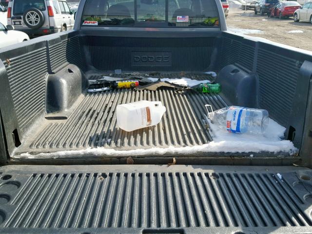 1D7HL42N43S333388 - 2003 DODGE DAKOTA SLT GRAY photo 6