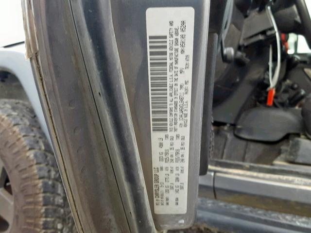 1C4AJWAGXDL648711 - 2013 JEEP WRANGLER S Gümüş foto 10