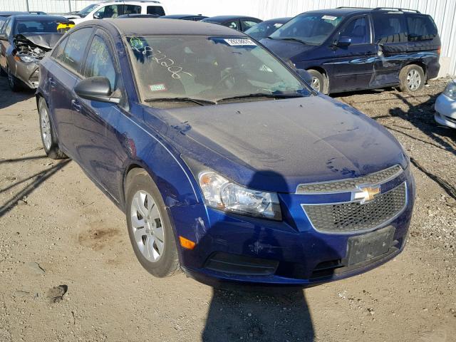 1G1PA5SH8D7281255 - 2013 CHEVROLET CRUZE LS BLUE photo 1