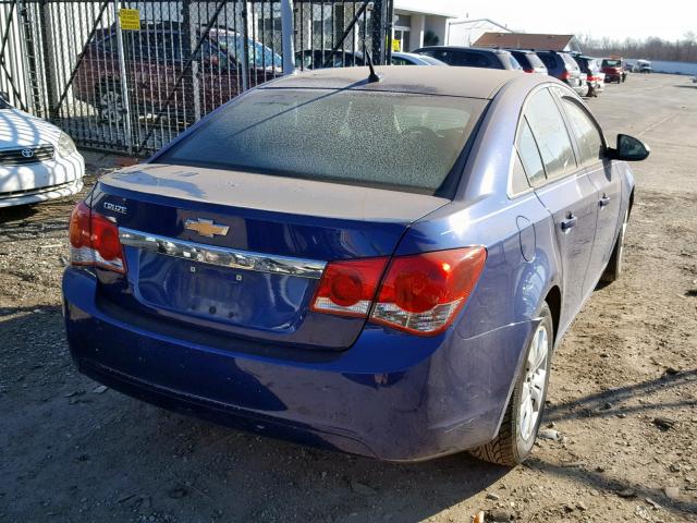 1G1PA5SH8D7281255 - 2013 CHEVROLET CRUZE LS BLUE photo 4