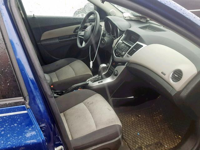 1G1PA5SH8D7281255 - 2013 CHEVROLET CRUZE LS BLUE photo 5