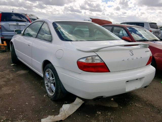 19UYA42653A003520 - 2003 ACURA 3.2CL TYPE WHITE photo 3