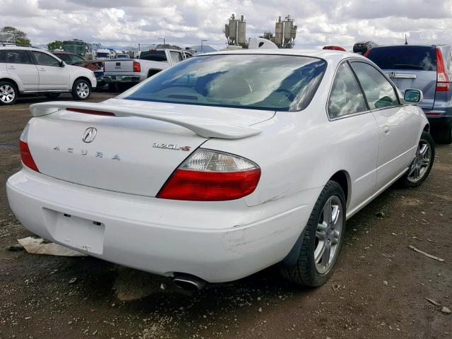 19UYA42653A003520 - 2003 ACURA 3.2CL TYPE WHITE photo 4