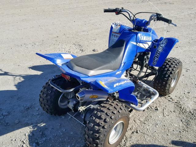 JY4AB02Y44C029375 - 2004 YAMAHA YFM80 R BLUE photo 4