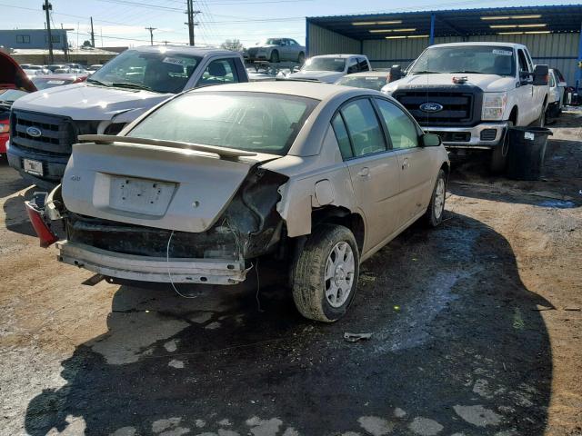 1G8AZ52FX4Z157961 - 2004 SATURN ION LEVEL BEIGE photo 4