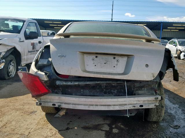 1G8AZ52FX4Z157961 - 2004 SATURN ION LEVEL BEIGE photo 9