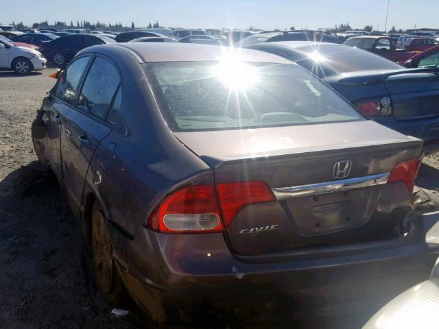 2HGFA1F69BH549625 - 2011 HONDA CIVIC LX-S 灰色 照片 3