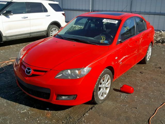 JM1BK323271647970 - 2007 MAZDA 3 S RED photo 2