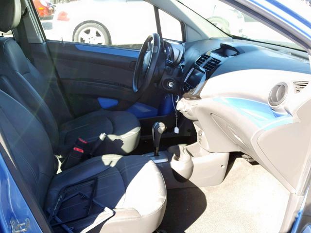 KL8CD6S95DC621294 - 2013 CHEVROLET SPARK 1LT BLUE photo 5