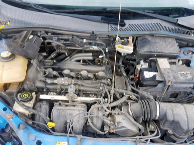 1FAFP34N77W188722 - 2007 FORD FOCUS ZX4 BLUE photo 7