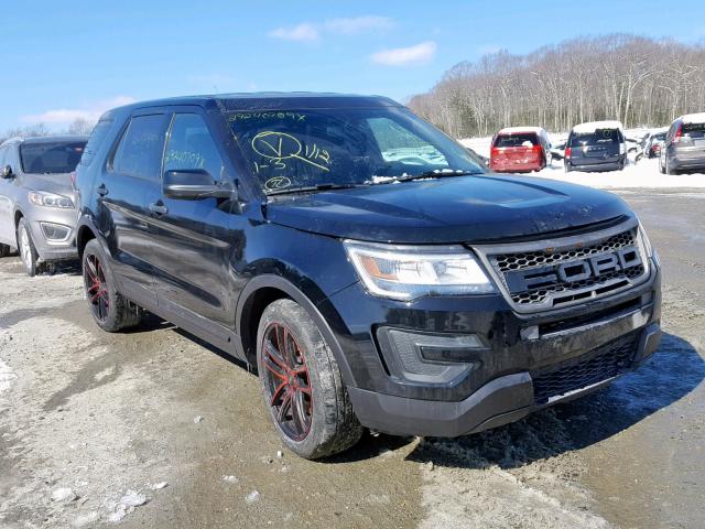 1FM5K8AR7HGD13685 - 2017 FORD EXPLORER P BLACK photo 1