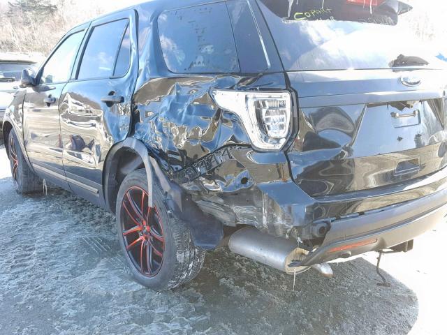 1FM5K8AR7HGD13685 - 2017 FORD EXPLORER P BLACK photo 9