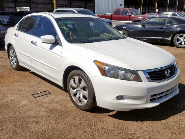 1HGCP36849A009123 - 2009 HONDA ACCORD EXL WHITE photo 1