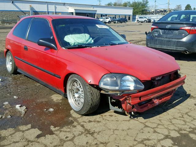 2HGEJ6448TH102280 - 1996 HONDA CIVIC DX RED photo 1