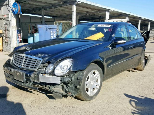 WDBUF56J66A768709 - 2006 MERCEDES-BENZ E 350 BLACK photo 2