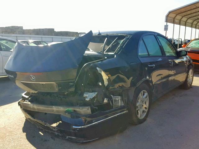 WDBUF56J66A768709 - 2006 MERCEDES-BENZ E 350 BLACK photo 4