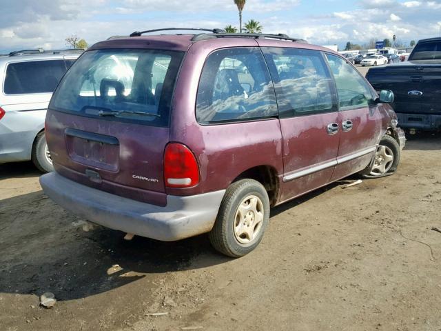 2B4FP25B0XR136315 - 1999 DODGE CARAVAN PURPLE photo 4