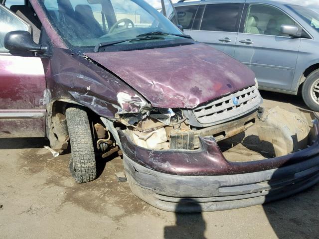 2B4FP25B0XR136315 - 1999 DODGE CARAVAN PURPLE photo 9