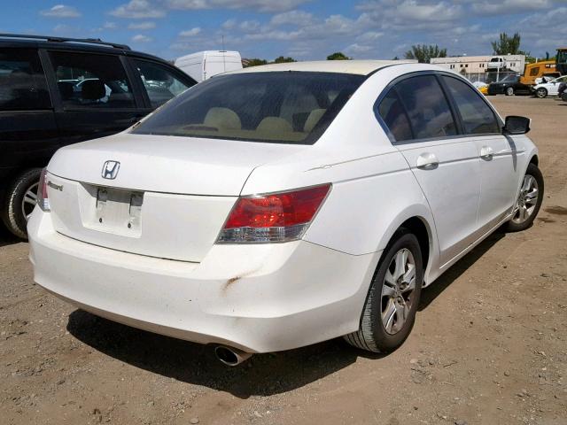 1HGCP26479A189639 - 2009 HONDA ACCORD LXP WHITE photo 4