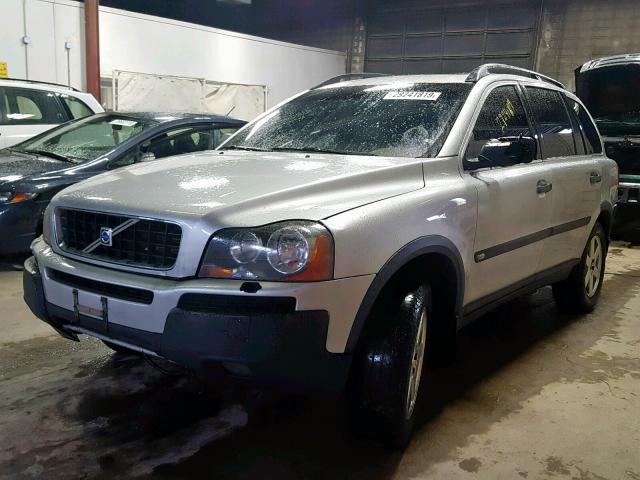 YV1CZ91H031020589 - 2003 VOLVO XC90 T6 SILVER photo 2