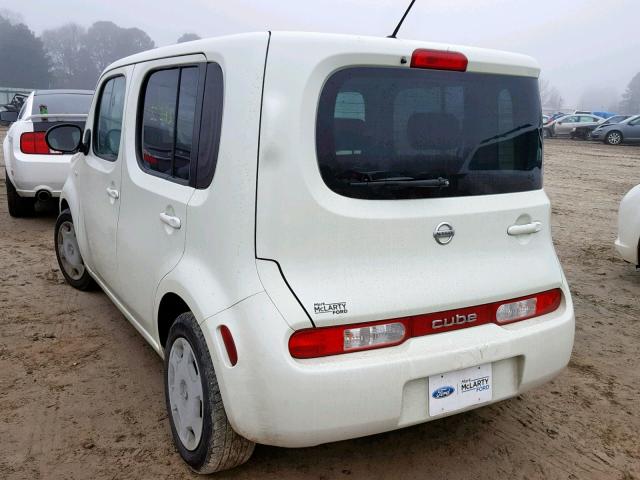 JN8AZ2KR1BT209187 - 2011 NISSAN CUBE BASE WHITE photo 3