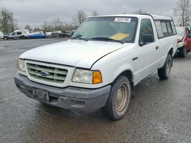 1FTYR10U41TA53513 - 2001 FORD RANGER WHITE photo 2