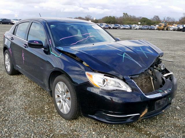 1C3CCBAB3EN230663 - 2014 CHRYSLER 200 LX BURGUNDY photo 1