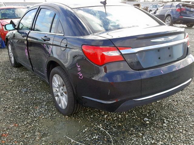 1C3CCBAB3EN230663 - 2014 CHRYSLER 200 LX BURGUNDY photo 3