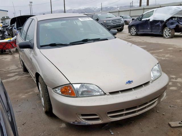 1G1JF524127484165 - 2002 CHEVROLET CAVALIER L GOLD photo 1