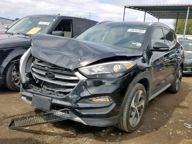 KM8J33A24HU386502 - 2017 HYUNDAI TUCSON LIM BLACK photo 2