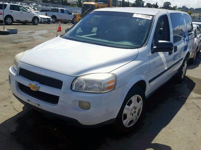 1GBDV13147D145627 - 2007 CHEVROLET UPLANDER I WHITE photo 2