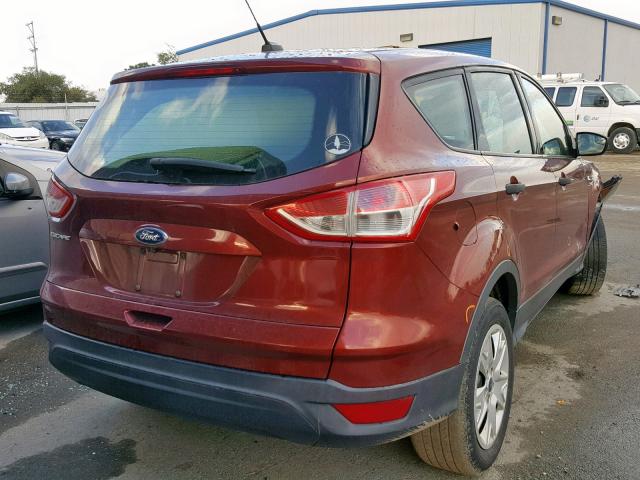 1FMCU0F75EUA84799 - 2014 FORD ESCAPE S RED photo 4