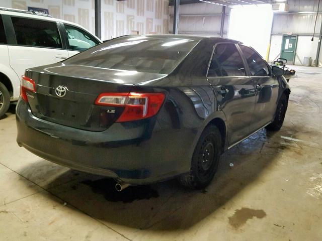 4T4BF1FK4ER403115 - 2014 TOYOTA CAMRY L BLACK photo 4