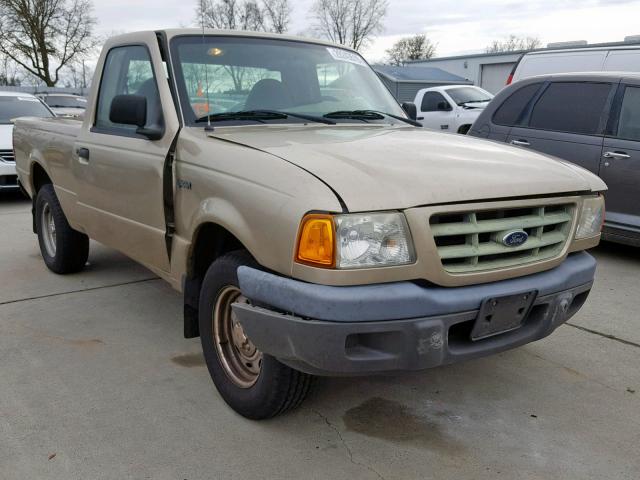 1FTYR10U82PB30149 - 2002 FORD RANGER GOLD photo 1