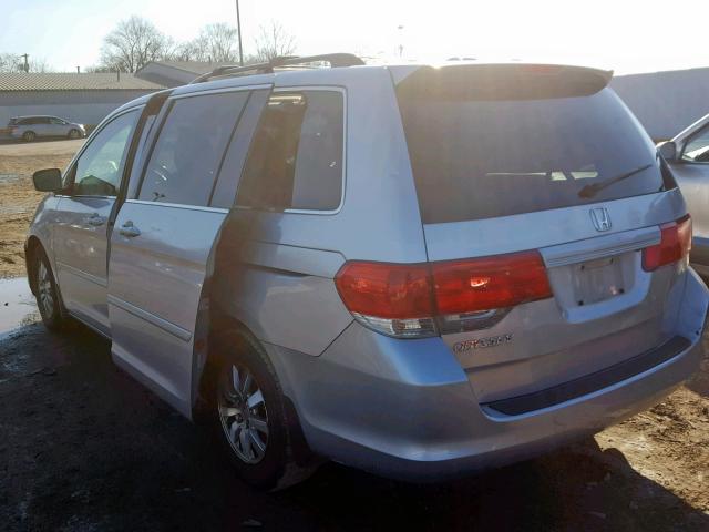 5FNRL3H66AB008812 - 2010 HONDA ODYSSEY EX SILVER photo 3
