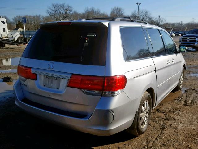 5FNRL3H66AB008812 - 2010 HONDA ODYSSEY EX SILVER photo 4