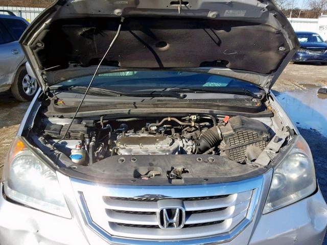 5FNRL3H66AB008812 - 2010 HONDA ODYSSEY EX SILVER photo 7