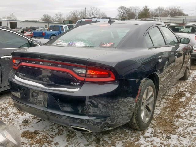 2C3CDXHG8GH293006 - 2016 DODGE CHARGER SX BLACK photo 4