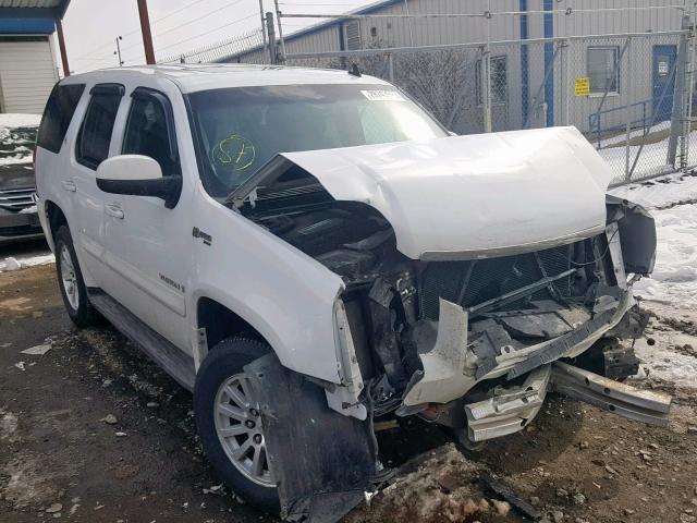 1GKFK13539R106263 - 2009 GMC YUKON HYBR WHITE photo 1