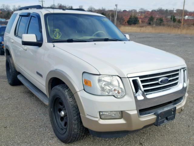 1FMEU74E38UB29505 - 2008 FORD EXPLORER E WHITE photo 1