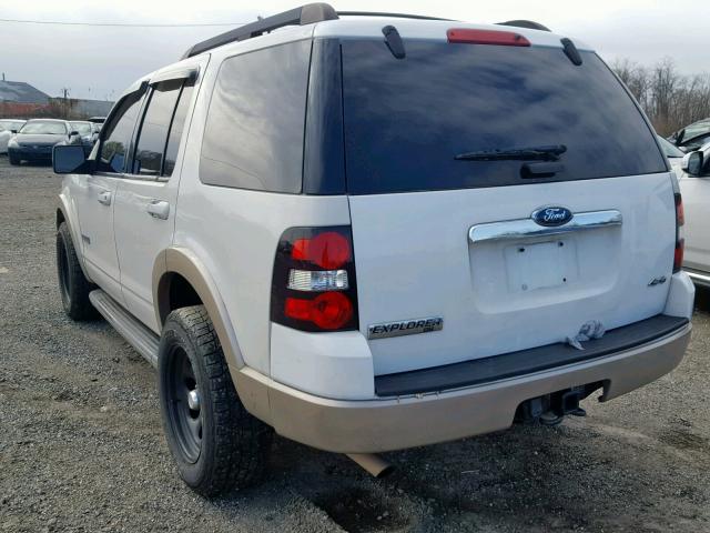 1FMEU74E38UB29505 - 2008 FORD EXPLORER E WHITE photo 3