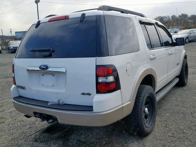 1FMEU74E38UB29505 - 2008 FORD EXPLORER E WHITE photo 4