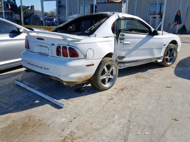 1FALP42X2TF113238 - 1996 FORD MUSTANG GT WHITE photo 4