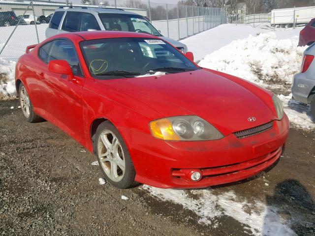 KMHHN65F84U128761 - 2004 HYUNDAI TIBURON GT RED photo 1