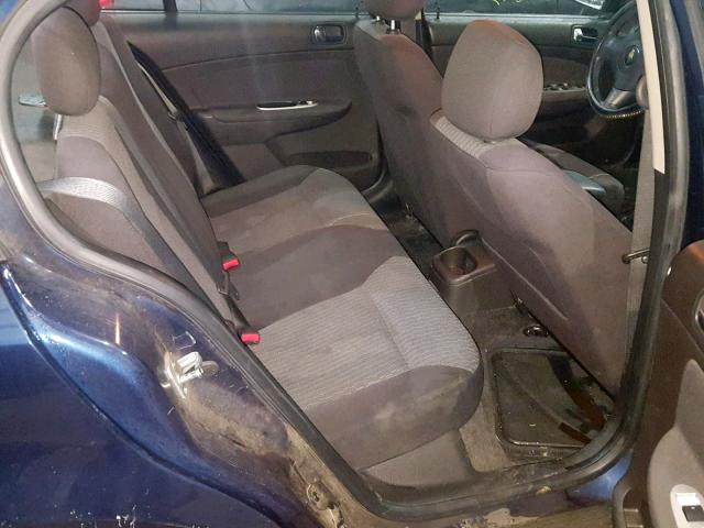 1G1AF5F56A7179603 - 2010 CHEVROLET COBALT 2LT BLUE photo 6