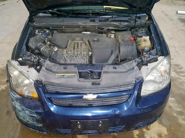 1G1AF5F56A7179603 - 2010 CHEVROLET COBALT 2LT BLUE photo 7